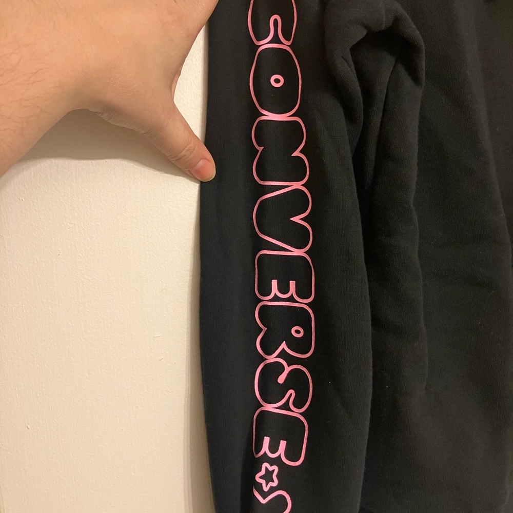 CONVERSE x HELLO KITTY collab hooded sweatshirt women’s medium - Picture 3 of 10